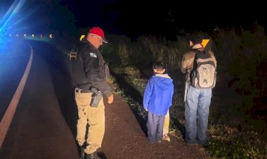 Policiais Rodoviários resgatam crianças que caminhavam sozinhas em rodovia durante a madrugada