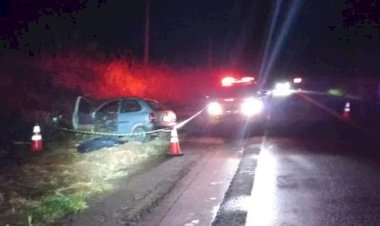 Acidente na PR-486 resulta em morte de jovem e deixa dois feridos graves em Brasilândia do Sul