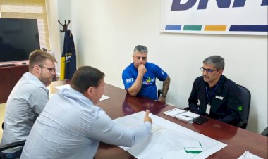 Prefeito de Mercedes Laerton Weber foi a capital falar com o DNIT sobre o fechamento do acesso s pela Rua Quito (Colina).