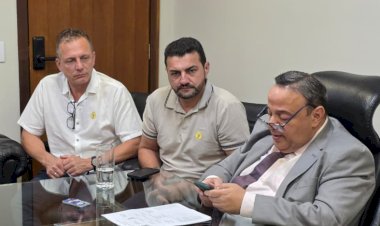 Prefeito e vice de Marechal Rondon cumprem agenda na Assembleia Legislativa do Paraná