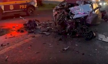 Traficante  tenta fugir da federal, faz ultrapassagem irregular causa acidente e morre  na região