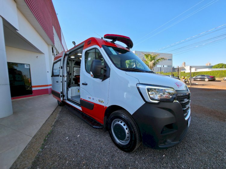 Marechal Cândido Rondon é contemplado com nova ambulância de suporte básico