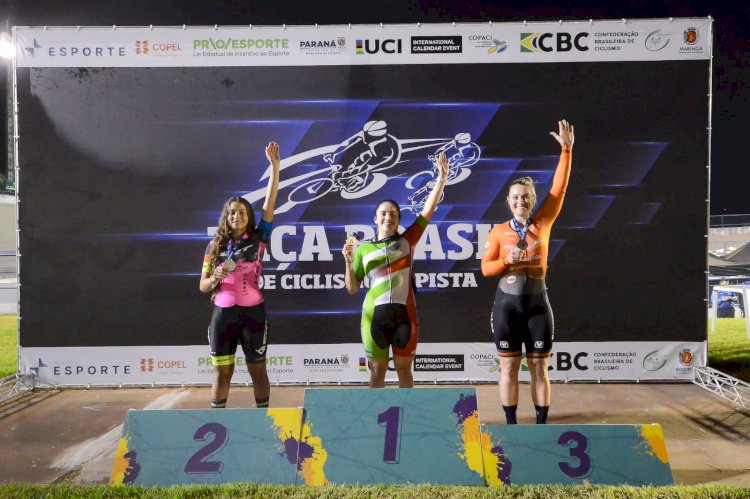 Maria Tereza Müller enche o pescoço de medalhas na Taça Brasil de Pista 2025