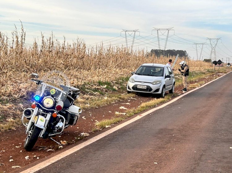 Operação do BPRv flagra veículo com R$ 40 mil em débitos e recupera motocicleta roubada