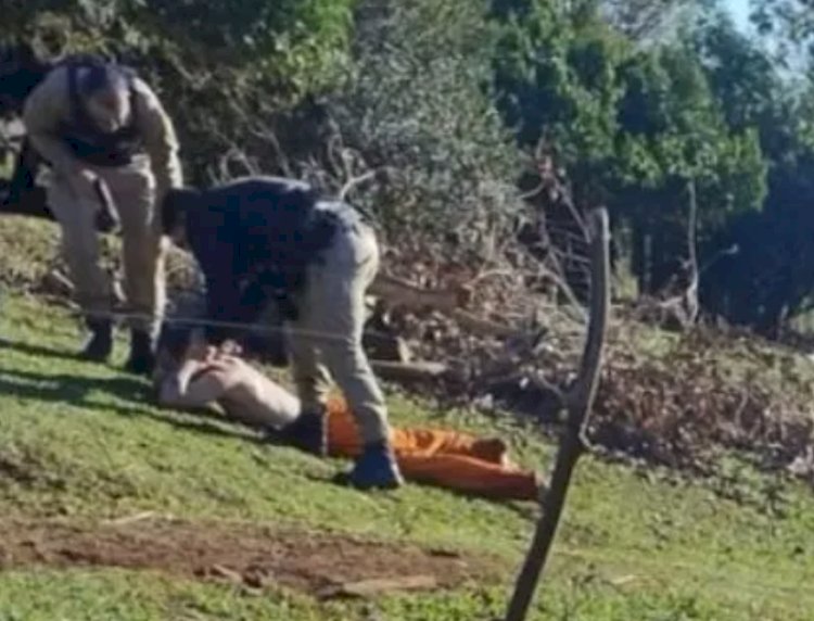 Troca de tiros, um ferido  e cinco dos 8 presos que fugiram em Assis  estão cercados em um mato