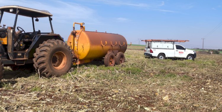 Fio de alta tensão se rompe e provoca incêndio e deixa  moradores  sem  luz no interior de Marechal Rondon