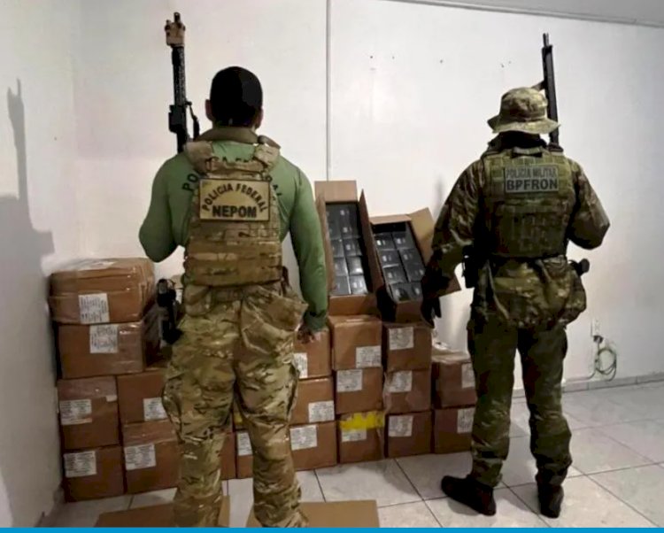 Barracão abandonado escondia milhares de produtos ilícitos em Marechal Cândido Rondon