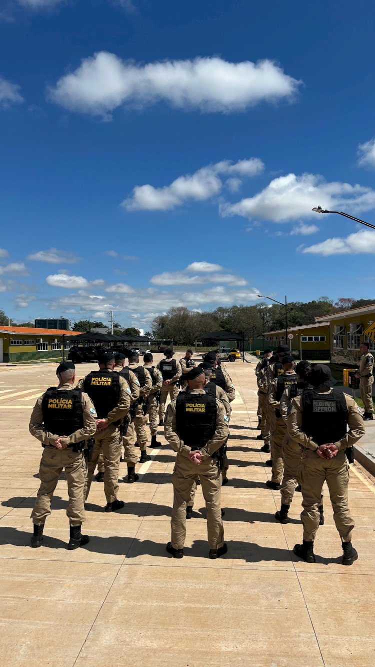 BPFRON realiza instrução de nivelamento para reforçar segurança nas divisas do Paraná