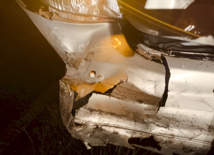 Acidente de trânsito é registrado na PR-491 próximo à ponte do Arroio Quatro Pontes