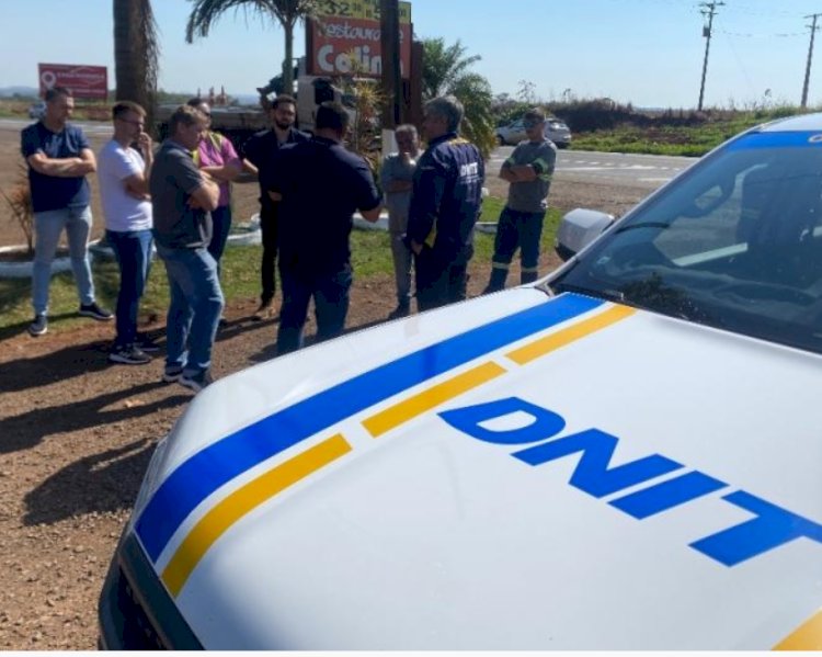 Atenção: BR-163: DNIT fecha acesso à Mercedes na Colina