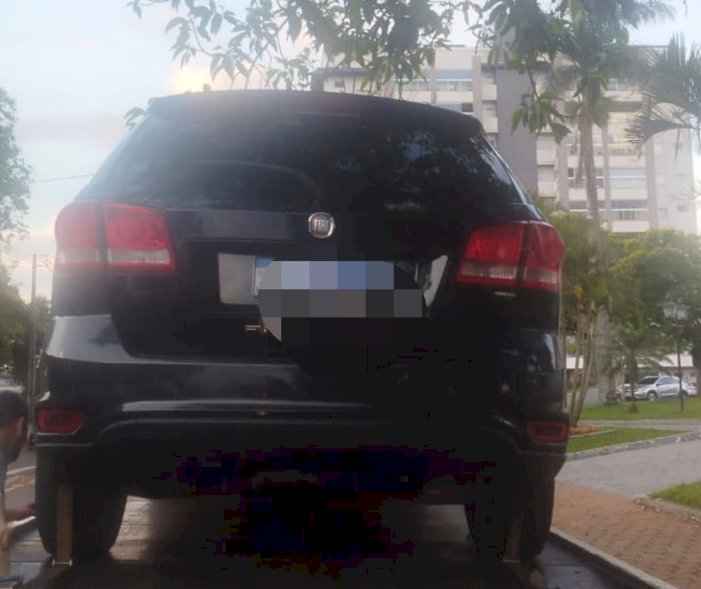 Idoso fica ferido em acidente no centro  de Marechal Cândido Rondon