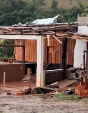 Confirmado o alerta do INMET , temporal atinge o sudoeste e Oeste do Paraná