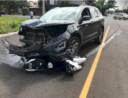 Motociclista Vítima de grave acidente  envolvendo veículo de Nova Santa Rosa morre na UPA Marechal