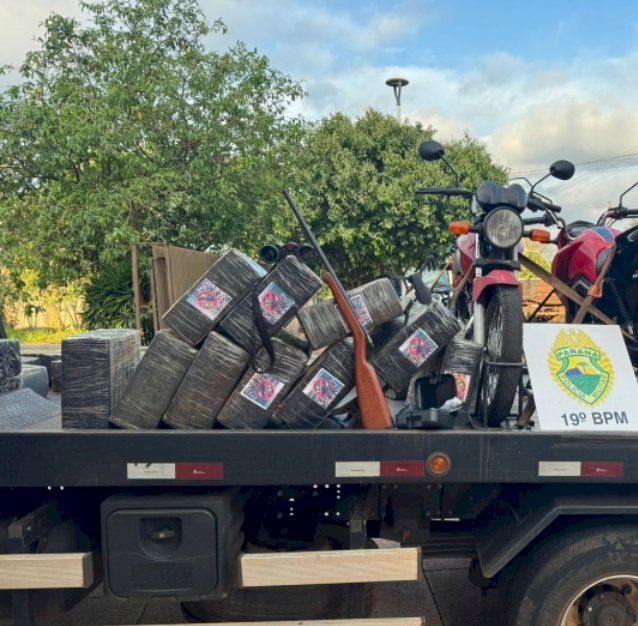 Polícia Militar prende casal com mais de  meia tonelada de droga em Mercedes