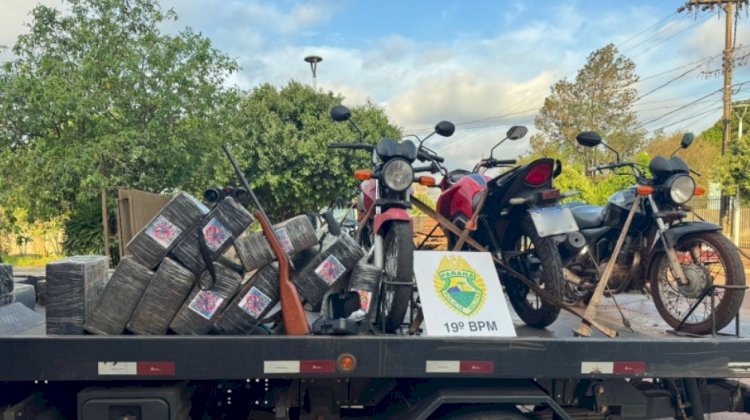 Polícia Militar prende casal com mais de  meia tonelada de droga em Mercedes