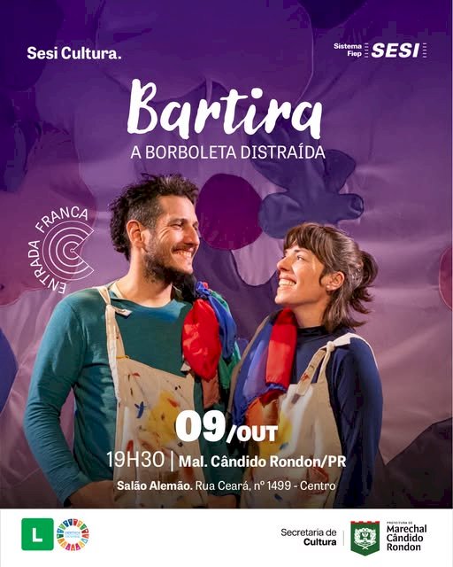 Apresentação acontecerá nesta quinta-feira (9) às 19h30, no parque de exposições. A entrada é gratuita