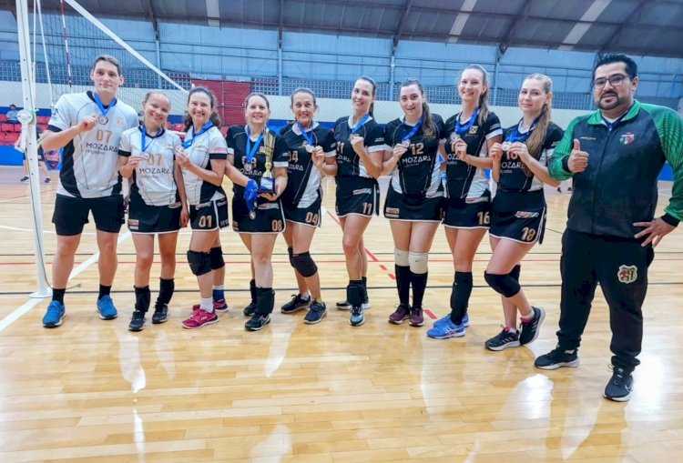 Campeonato Municipal de Voleibol de Nova Santa Rosa conheceu ontem (08) os  3ºs  colocados