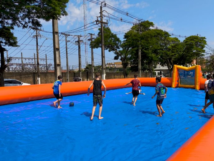 Dia das crianças  teve comemorações ontem dentro do projeto agita Rondon