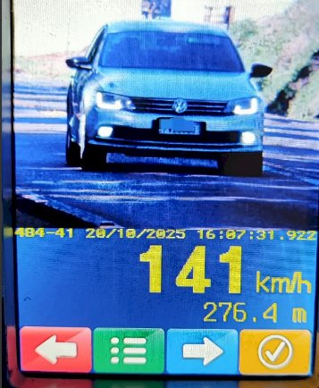 Operação Radar  da Polícia Rodoviária Estadual flagra veículos a mais de 170 km/h na PR-317 em Toledo