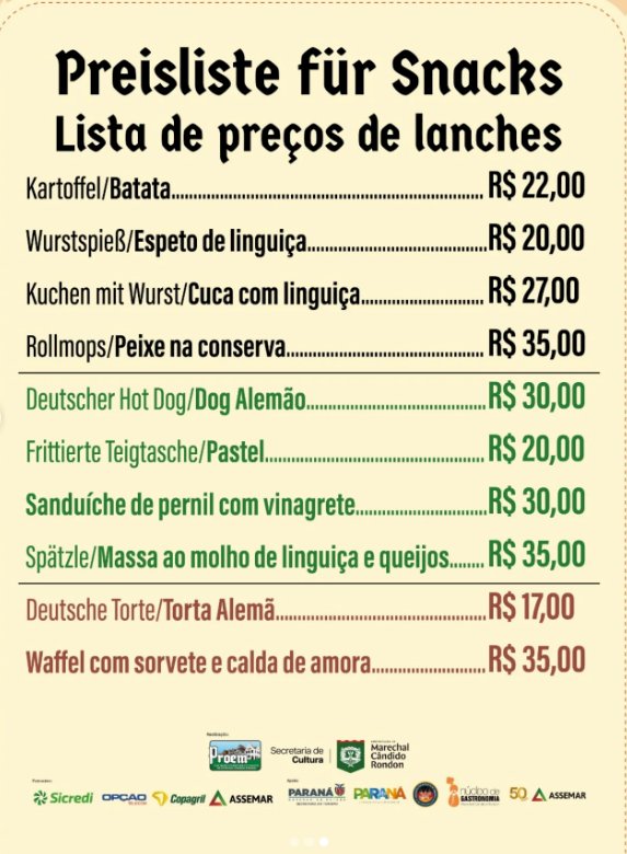 Copa Germânica, no parque de exposições, sedia Pré-Oktoberfest nesta quinta-feira