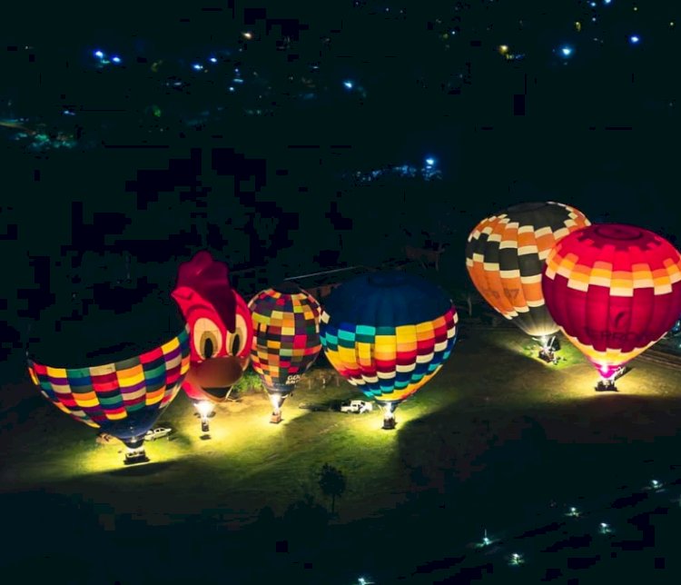 Ecoturismo 2025 terá atração especial nas alturas com espetacular show de balonismo