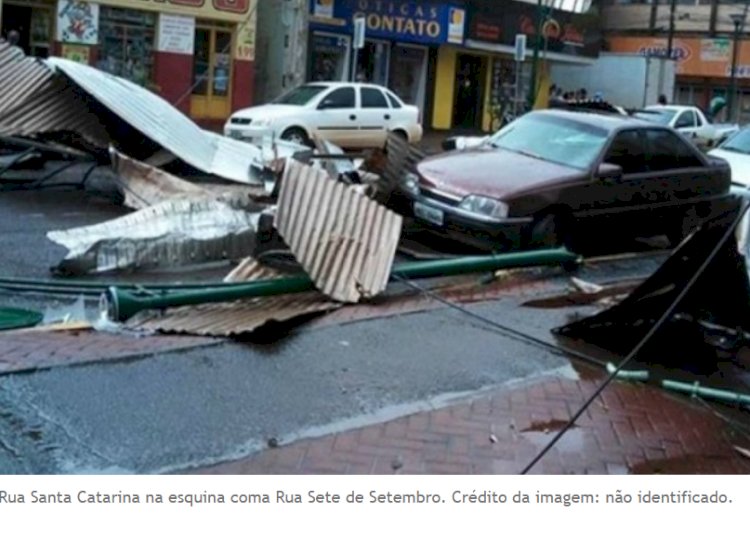 Tornado  em Marechal Cândido Rondon  completa 10 anos nesta quarta-feira dia 19 de novembro