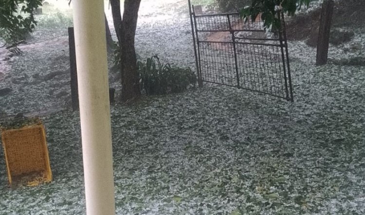 Frente fria provoca tempestade com granizo e microexplosão em Santa Catarina