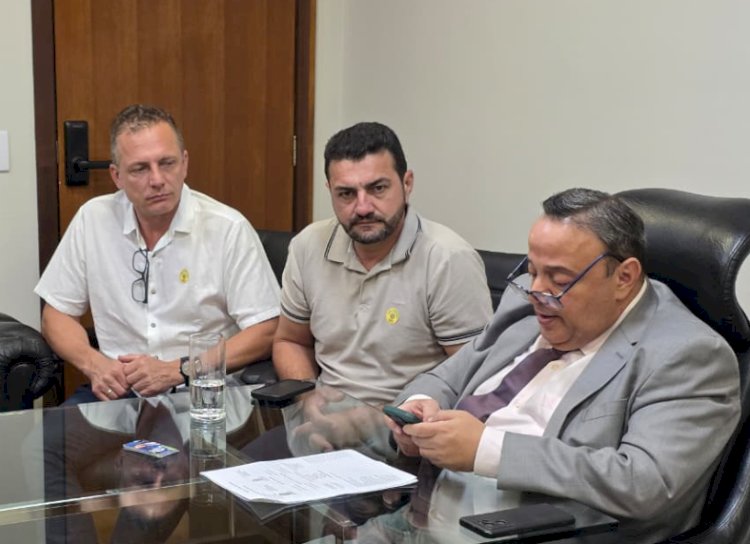 Prefeito e vice de Marechal Rondon cumprem agenda na Assembleia Legislativa do Paraná