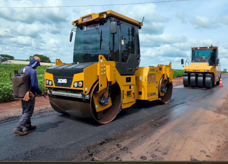 Retomadas as obras na rodovia entre Alto Santa Fé e Santa Rita do Oeste