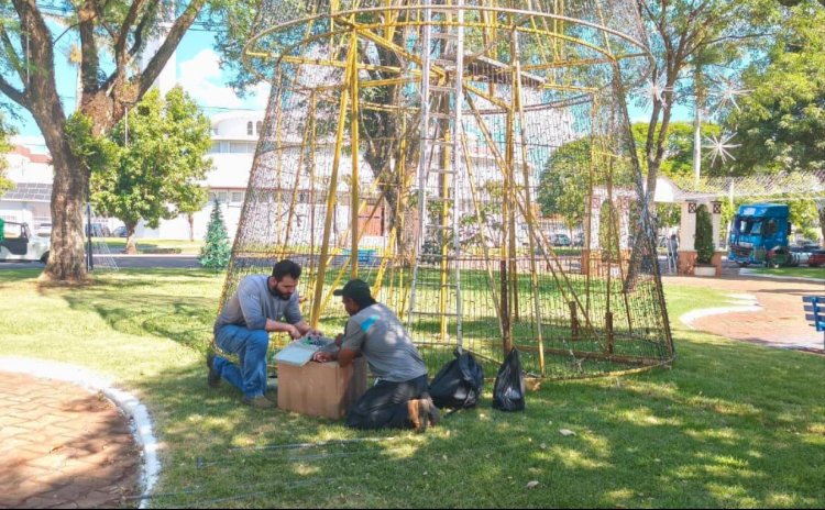 Decoração do “Natal Luz e Encanto” transforma Marechal Cândido Rondon para as festividades de fim de ano