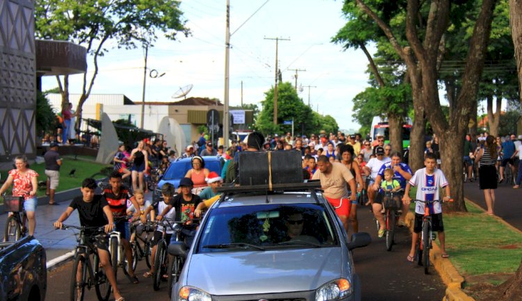 Passeio Ciclístico de Natal reúne mais de 500 pessoas em Nova Santa Rosa